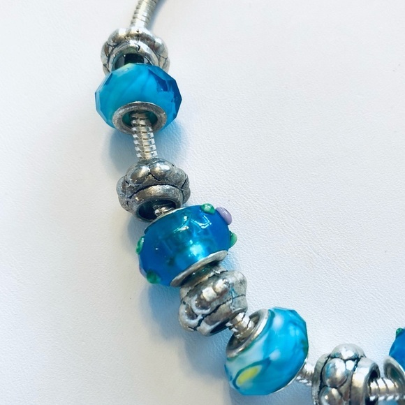 🌟Host Pick 🌟 Troll beads: Aquatic Life Collection on Silver Snake Chain - Picture 5 of 10
